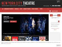 Tablet Screenshot of newyorkcitytheatre.com